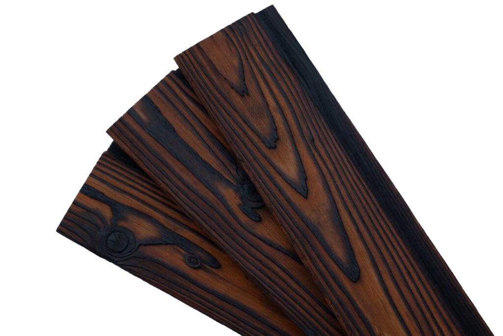 Degintos maumedžio dailylentės, spalva Ember