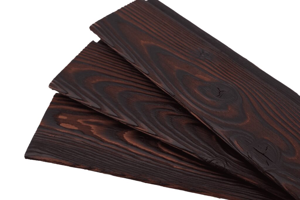 Degintos maumedžio dailylentės, spalva Rust